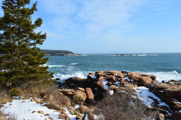istock Acadia National Park coast in January 1201761490