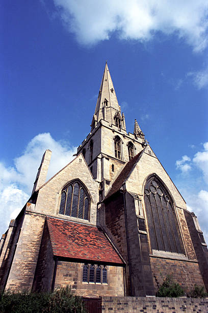 istock english church against blue sky 120176173
