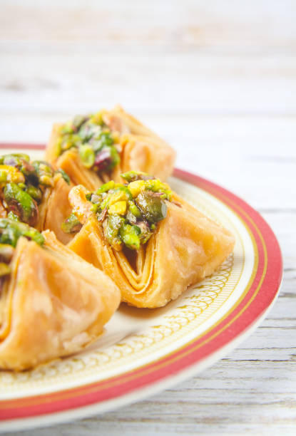 istock South Indian traditional snacks Pistachio Baklava 1201783694