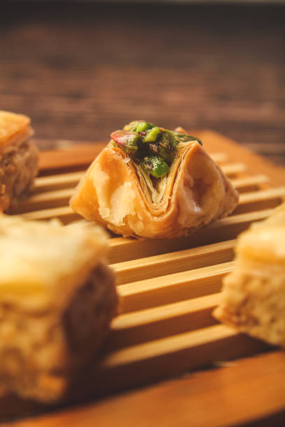 istock South Indian traditional snacks Pistachio Baklava 1201783750