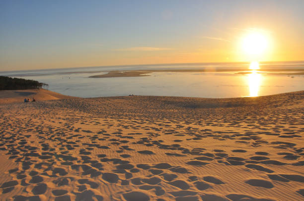 vacanze intorno alla baia di arcachon e alla duna pilat, francia - desert wine foto e immagini stock