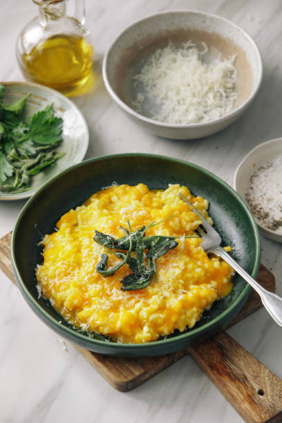 istock Creamy Baked Pumpkin Risotto 1201801500