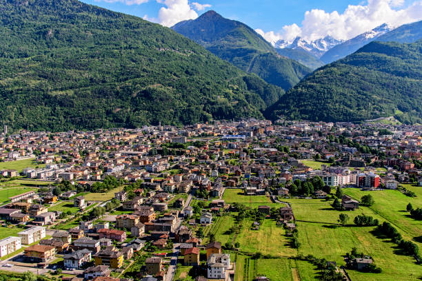 istock Morbegno in Valtellina, Italy 1201804544