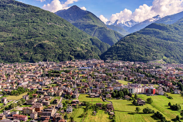 istock Morbegno in Valtellina, Italy 1201804797