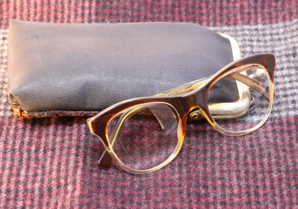 istock old eyeglasses with vintage leather case 1201807438