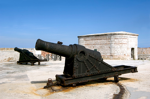 Old canon at fort of Morrow - Cuba