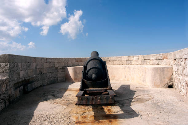 istock Old canon at fort of Morrow - Cuba 1201809820