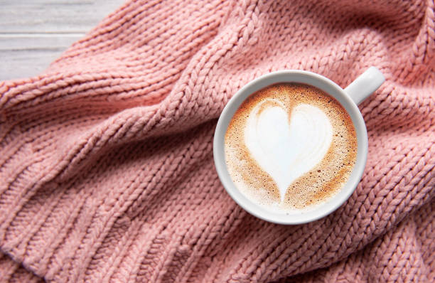 istock A cup of coffee with heart pattern 1201811879