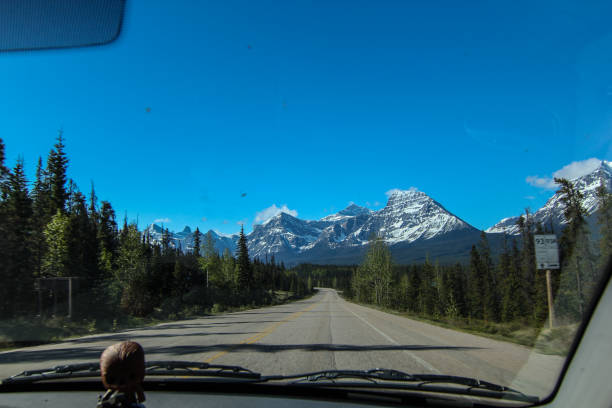 istock on a drive in Rocky Mountains 1201813226