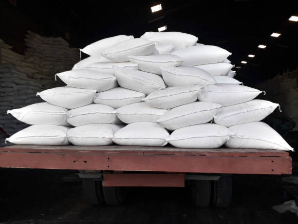 istock Ten wheel truck and fertilizer 1201814420