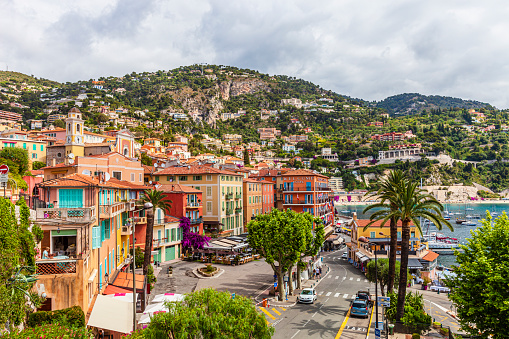 Villefranche-sur-Mer is a town located on the French Riviera between Nice and Monaco, overlooking the Mediterranean Sea.