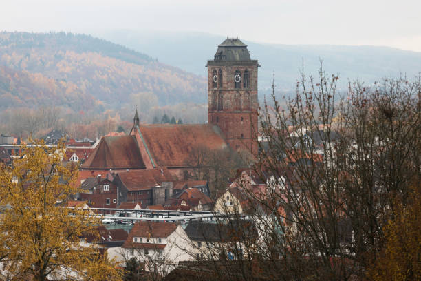 istock bad hersfeld historic town hesse germany in autumn 1201817352