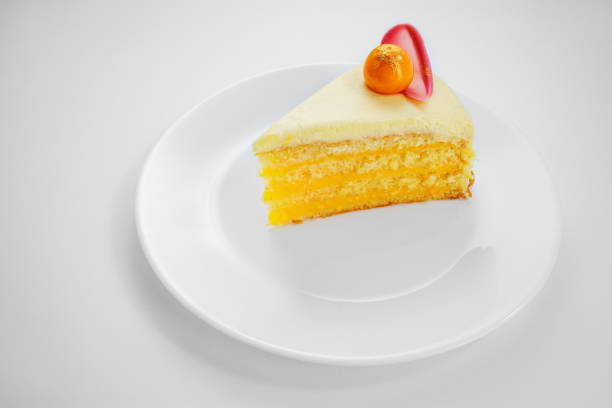 istock Chocolate cake with physalis fruits, cream, nuts and mousse 1201817502