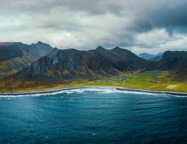 istock Aerial lofoten 1201818076