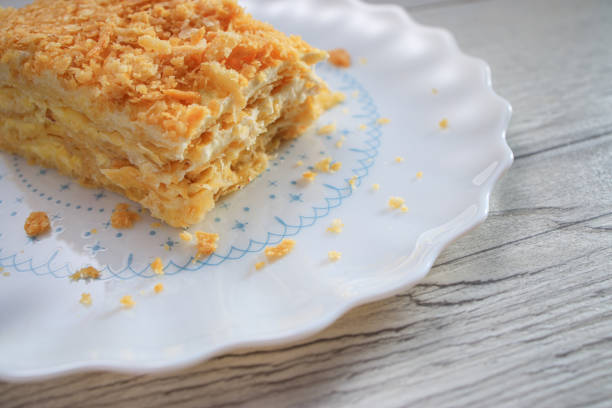 Sliced Apricot Peach Almond Tart with Cinnamon and Honey. Main focus is on the almond.