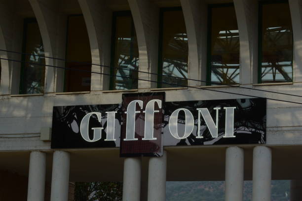 Italy : View of Giffoni Film Festival location at Giffoni Valle Piana, December 28, 2019. Italy : View of Giffoni Film Festival location at Giffoni Valle Piana, December 28, 2019. giffoni valle piana stock pictures, royalty-free photos & images
