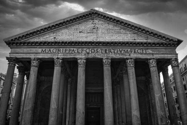 istock Facade of the Pantheon in Rome 1201820052