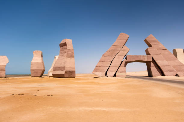 istock Ras Muhammad National Park Entry stone Gate Egypt 1201820491