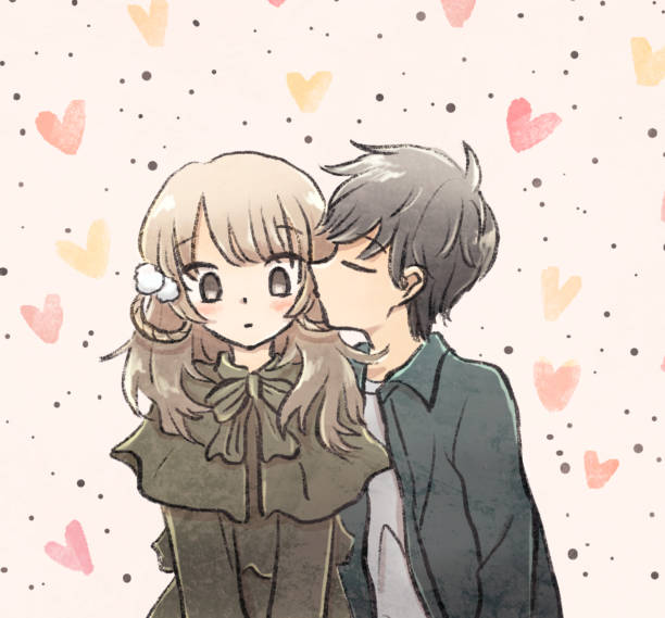 1,957 Cute Anime Couple Illustrations & Clip Art - iStock
