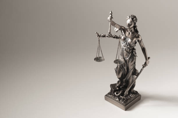 istock Statue of Justice - lady justice, law concept 1201829323