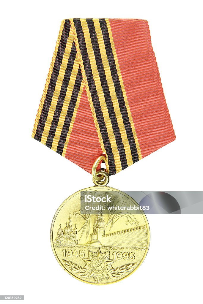Медаль - Стоковые фото Белый роялти-фри