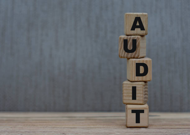 istock concept word audit on wooden cubes on a gray background 1201836057