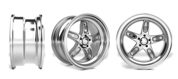 istock Car rim wheel 3D renders 1201836693