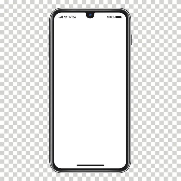 Vector illustration of Vector realistic mobile phone