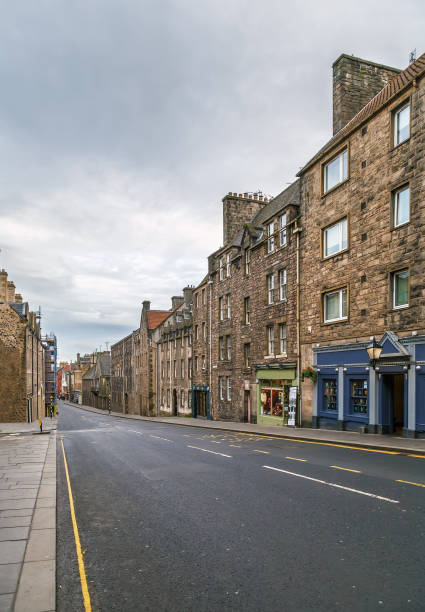 istock Street in Edinburgh, Scotland 1201843090