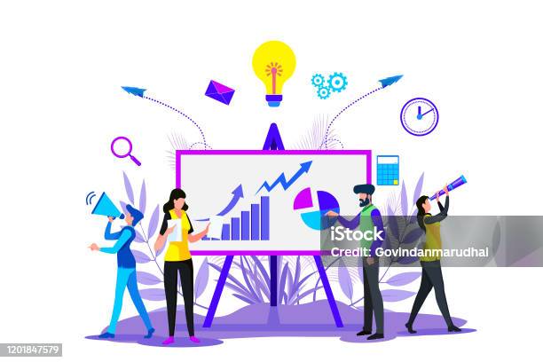 디지털 비즈니스 전략 비즈니스 전략 계획 수립 보고서 생성 성장 차트 마케팅에 대한 스톡 벡터 아트 및 기타 이미지 - 마케팅, 디지털 생성 이미지, 테크놀로지