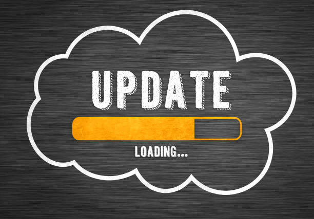 Cloud Update concept Cloud Update concept software update photos stock pictures, royalty-free photos & images