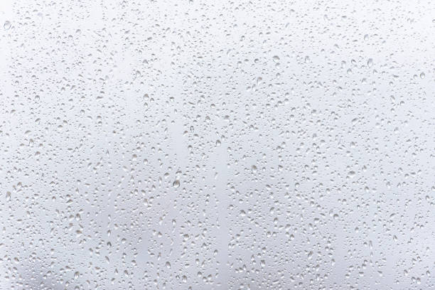 istock Window with Drops after heavy Rain, Water Drops on Glass as Background or Texture 1201847654