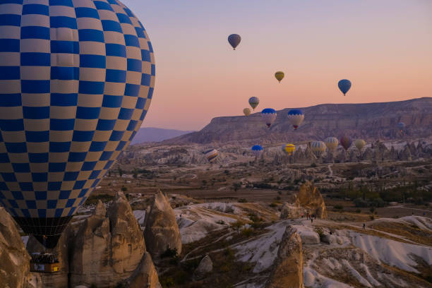 istock Cappadocia hot air balloons 1201852537