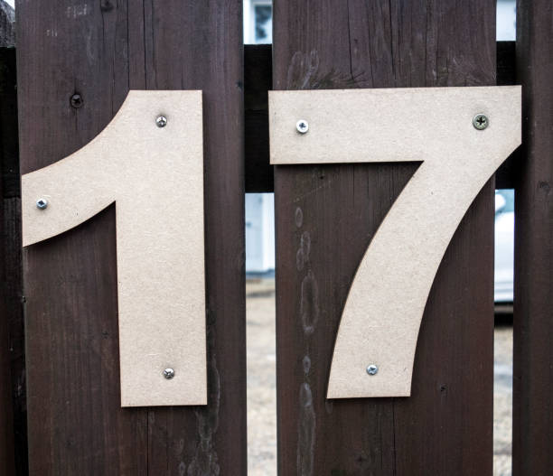 istock Written Wording in Distressed State Typography Found Number 17 1201856542