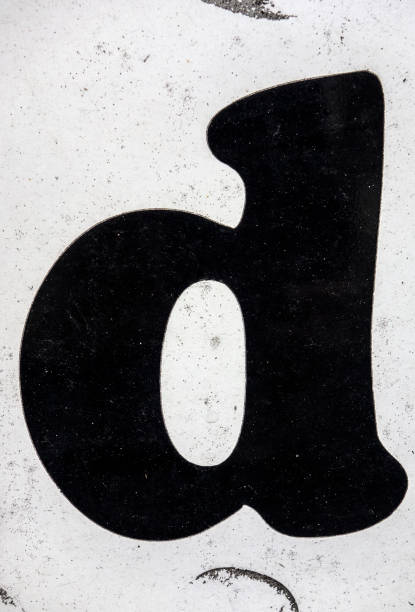 istock Written Wording in Distressed State Typography Found Letter D 1201856804