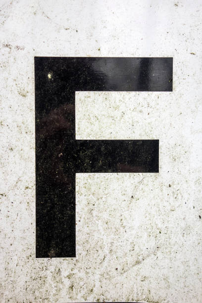 istock Written Wording in Distressed State Typography Found Letter F 1201856951