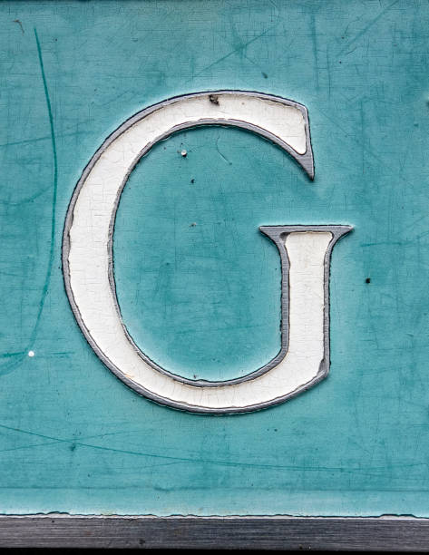 istock Written Wording in Distressed State Typography Found Letter G 1201858110