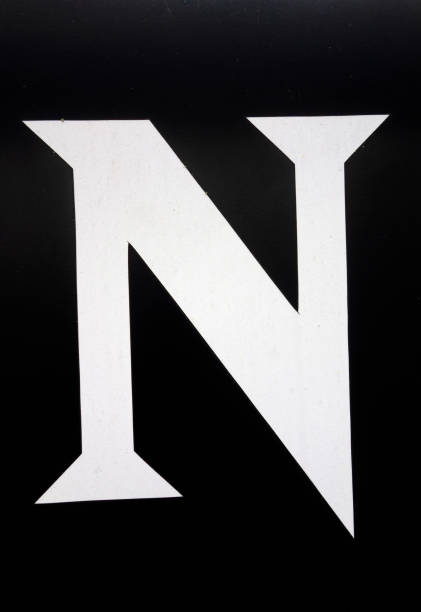 istock Written Wording in Distressed State Typography Found Letter N 1201859035