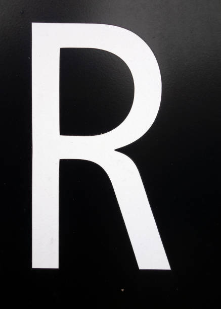 istock Written Wording in Distressed State Typography Found Letter R 1201859656