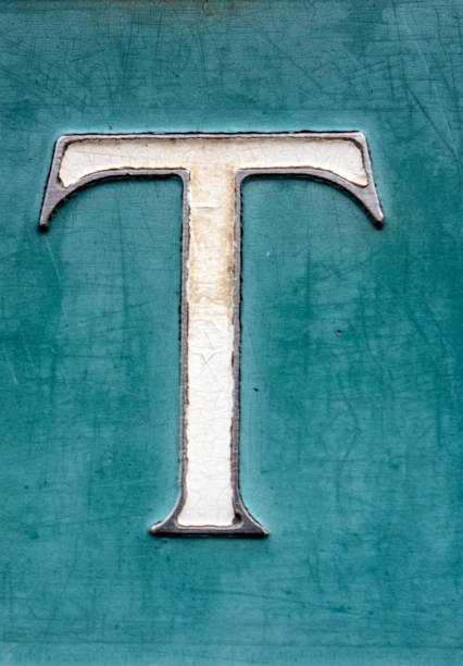 istock Written Wording in Distressed State Typography Found Letter T 1201859840