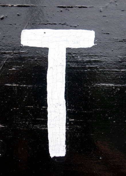 istock Written Wording in Distressed State Typography Found Letter T 1201859842