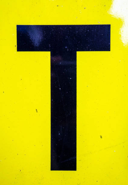 istock Written Wording in Distressed State Typography Found Letter T 1201859866