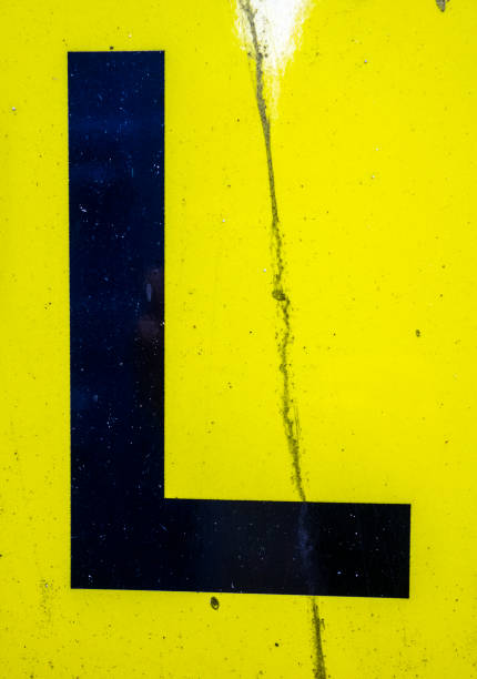 istock Written Wording in Distressed State Typography Found Letter L 1201860025