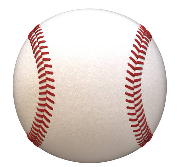 renderização bola de beisebol 3d - baseball baseballs isolated dirty - fotografias e filmes do acervo