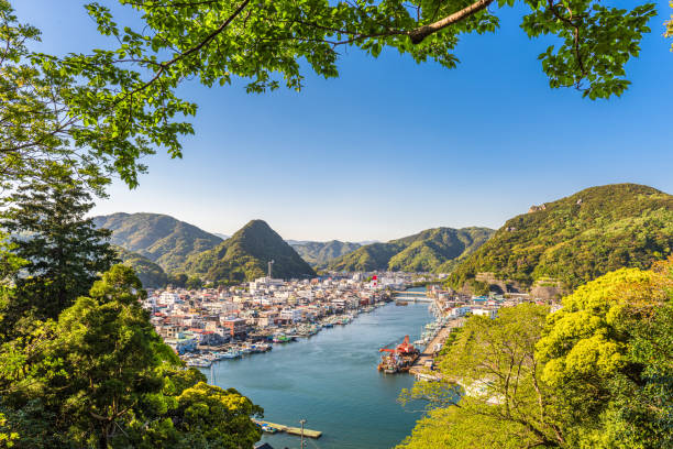 istock Shimoda, Japan Town Skyline on the Water 1201868924