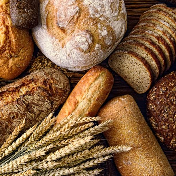 istock Still life with breads on the wooden timber 1201871695