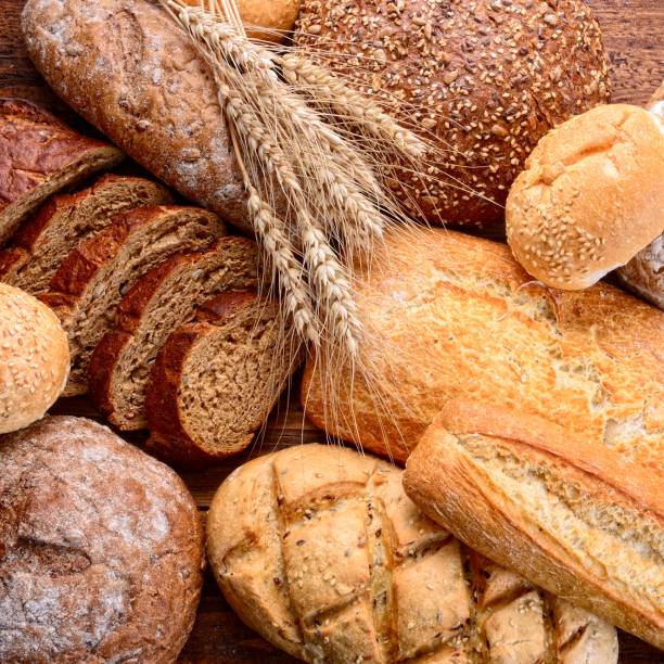 istock Still life with breads on the wooden timber 1201871801