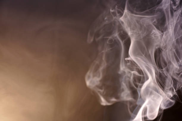 istock Smoke flashed with colorful foils and photographed in the studio 1201871878