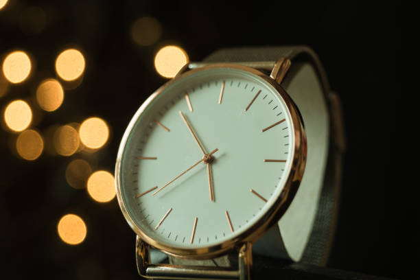 istock Stylish woman wrist watch. 1201871915