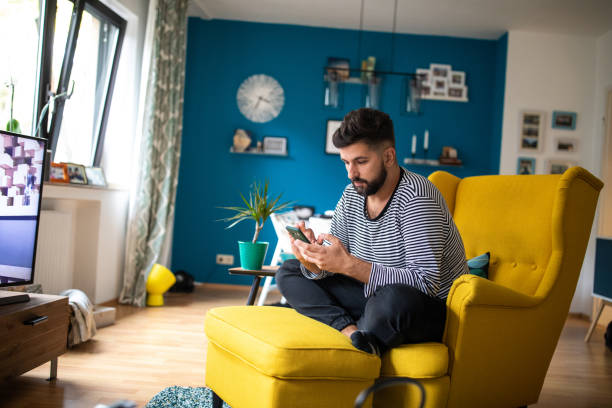 istock Checking up on his social media 1201881818